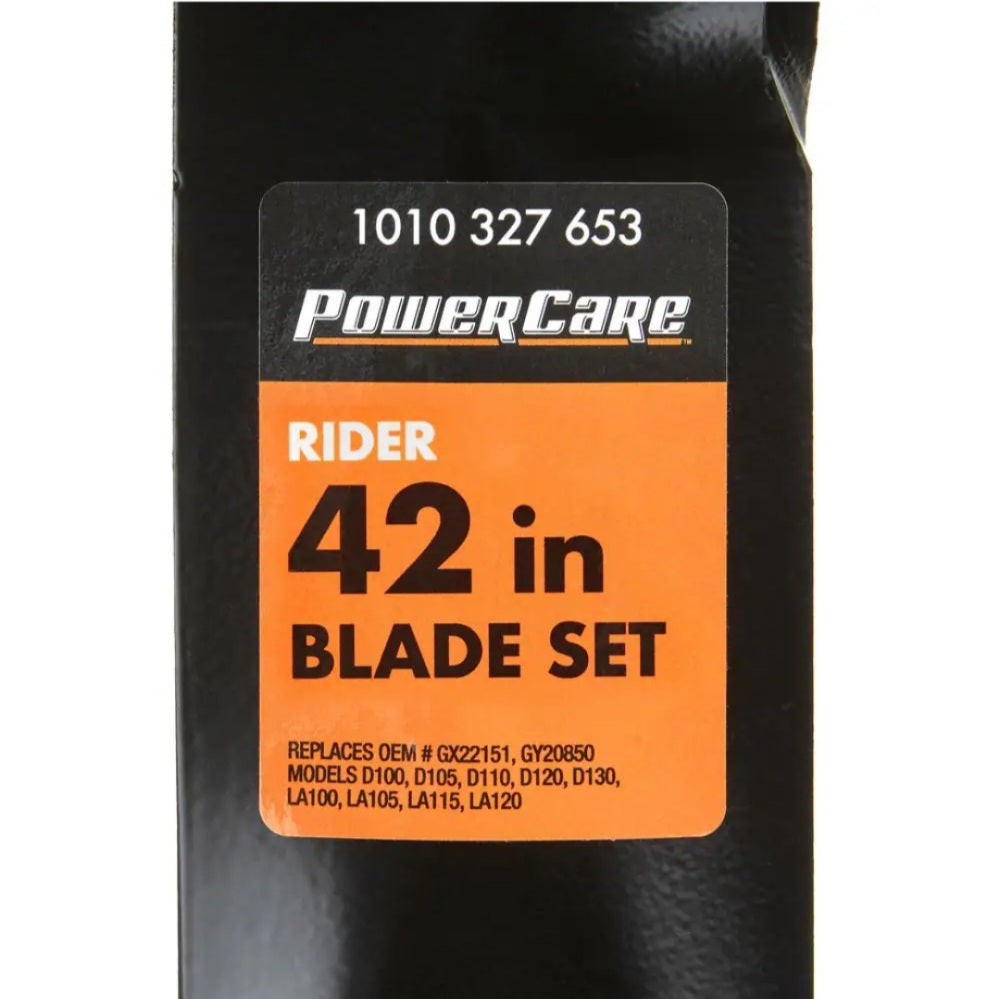 2 Blade Set For 42 in. Cut John Deere Mowers 2 Blade Set For 42 in. Cut John Deere Mowers
